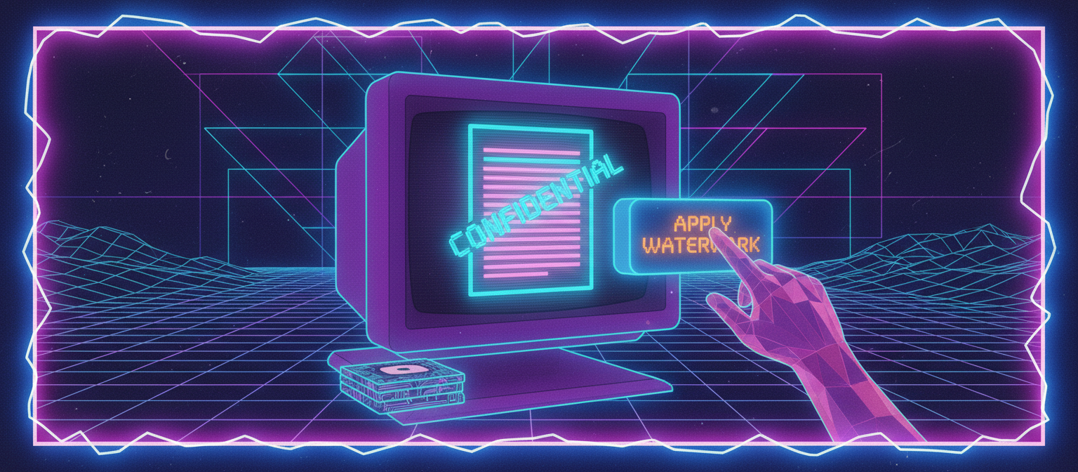 Add watermark to PDF documents online for free using ConvertKr's PDF watermark tool