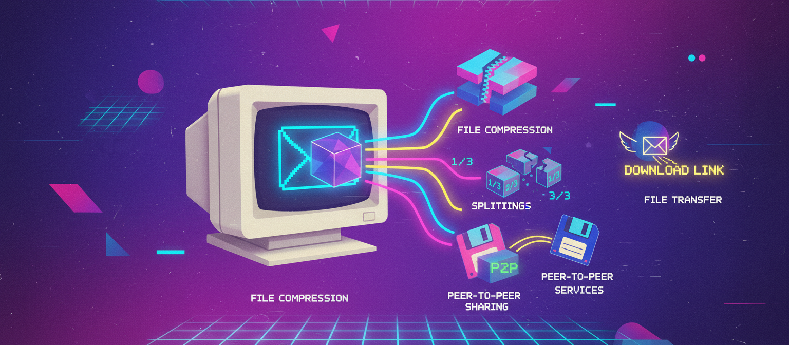 Email attachment showing file size reduced from 28MB to 4MB after PDF compression