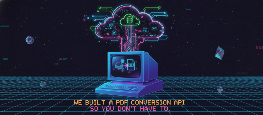 Developer using the ConvertKr PDF conversion API to compress, merge, and convert PDF files via a single HTTP endpoint